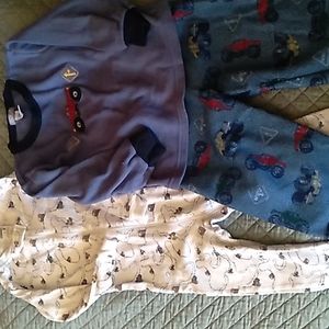 2 pair of Gymboree and Carter's pajamas